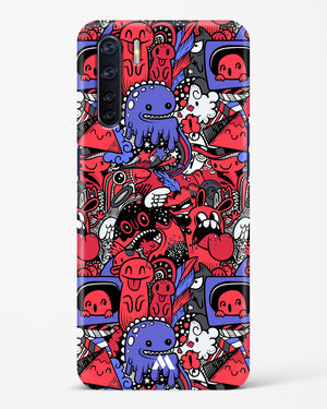 Monster Doodles Hard Case Phone Cover-(Oppo)