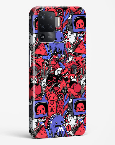 Monster Doodles Hard Case Phone Cover-(Oppo)