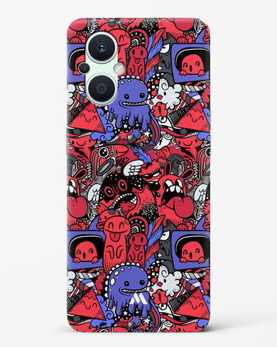 Monster Doodles Hard Case Phone Cover-(Oppo)