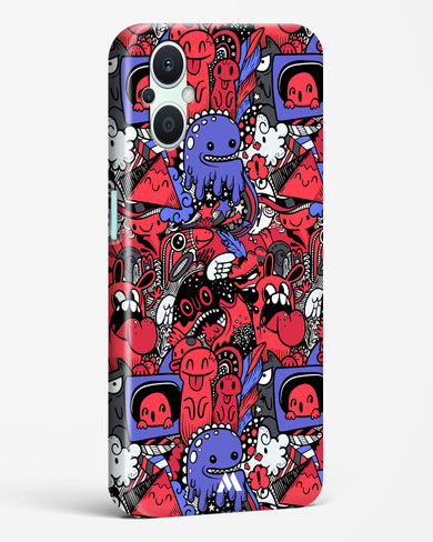 Monster Doodles Hard Case Phone Cover-(Oppo)