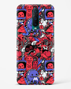 Monster Doodles Hard Case Phone Cover-(Oppo)