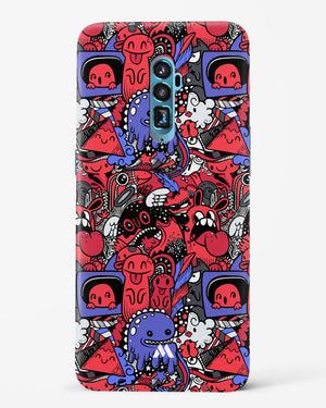 Monster Doodles Hard Case Phone Cover-(Oppo)