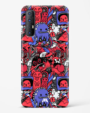 Monster Doodles Hard Case Phone Cover-(Oppo)