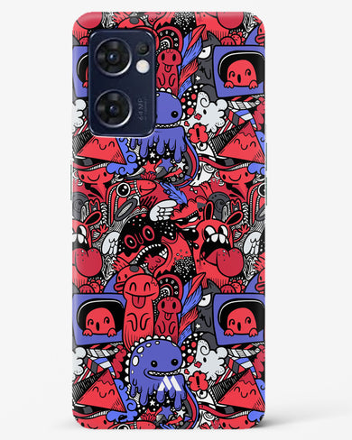 Monster Doodles Hard Case Phone Cover (Oppo)