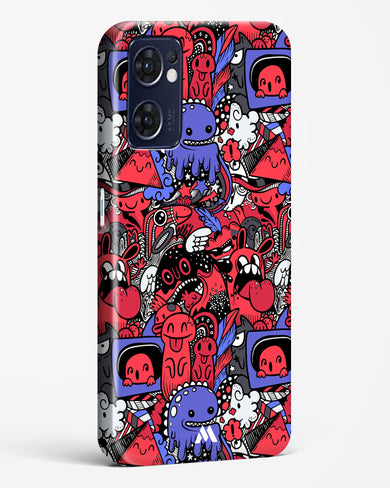 Monster Doodles Hard Case Phone Cover (Oppo)