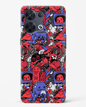 Monster Doodles Hard Case Phone Cover (Oppo)