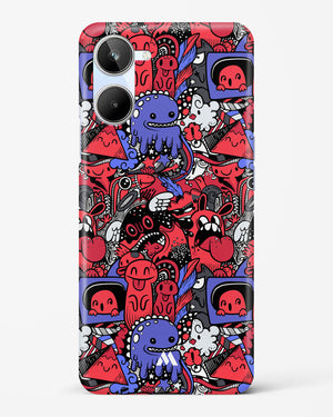 Monster Doodles Hard Case Phone Cover-(Realme)