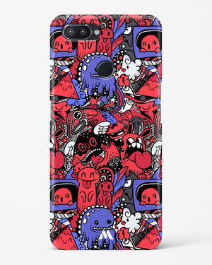 Monster Doodles Hard Case Phone Cover-(Realme)