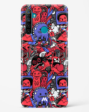 Monster Doodles Hard Case Phone Cover-(Realme)