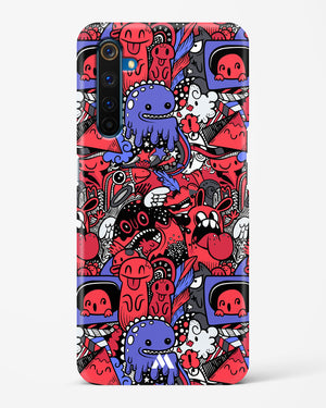 Monster Doodles Hard Case Phone Cover-(Realme)