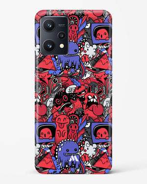 Monster Doodles Hard Case Phone Cover-(Realme)