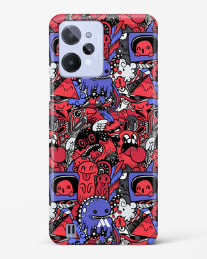 Monster Doodles Hard Case Phone Cover-(Realme)