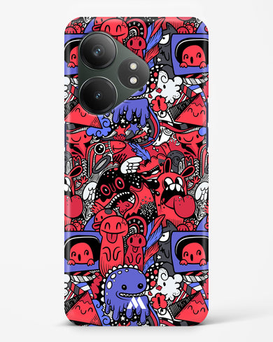 Monster Doodles Hard Case Phone Cover (Realme)