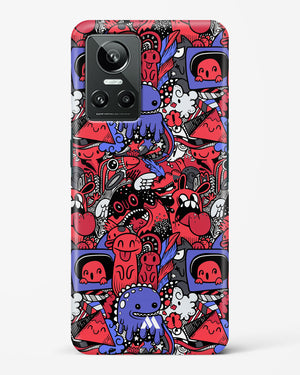 Monster Doodles Hard Case Phone Cover-(Realme)