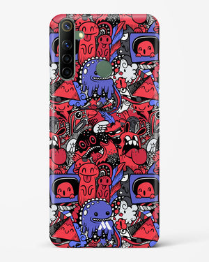 Monster Doodles Hard Case Phone Cover-(Realme)