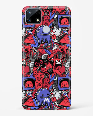 Monster Doodles Hard Case Phone Cover-(Realme)