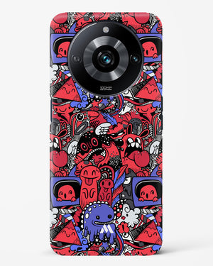 Monster Doodles Hard Case Phone Cover-(Realme)