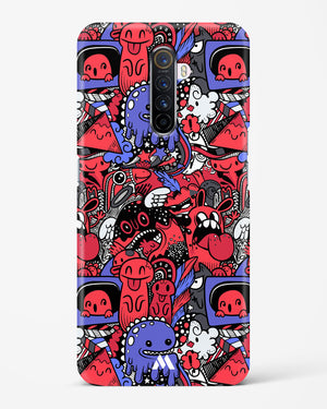 Monster Doodles Hard Case Phone Cover-(Realme)