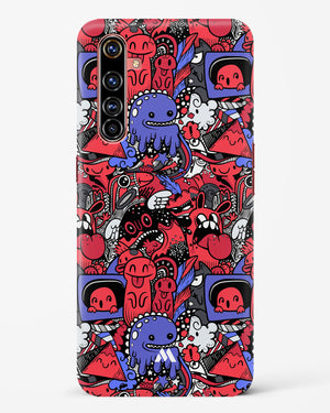 Monster Doodles Hard Case Phone Cover-(Realme)