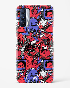 Monster Doodles Hard Case Phone Cover-(Realme)