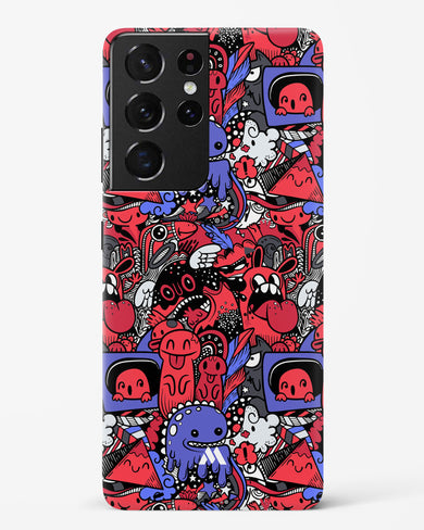 Monster Doodles Hard Case Phone Cover-(Samsung)