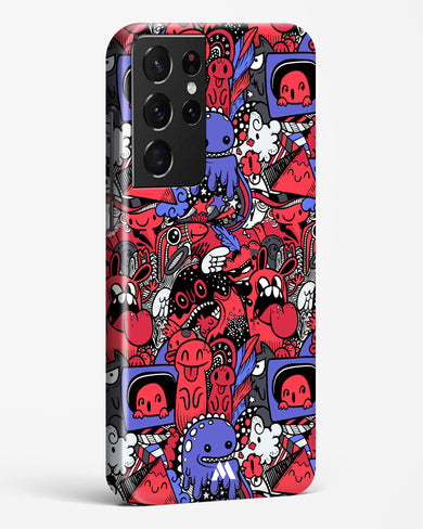 Monster Doodles Hard Case Phone Cover-(Samsung)