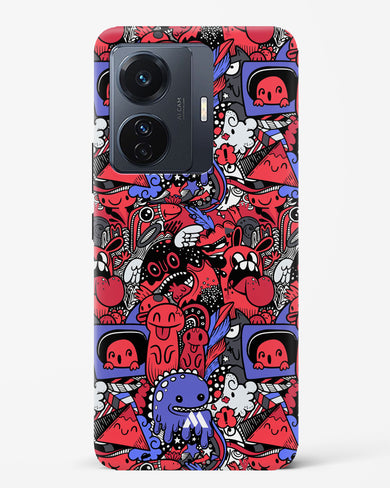 Monster Doodles Hard Case Phone Cover-(Vivo)