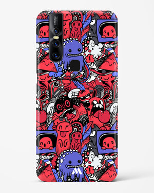 Monster Doodles Hard Case Phone Cover-(Vivo)