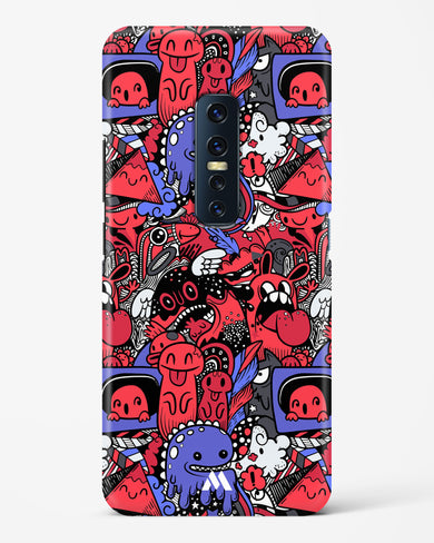 Monster Doodles Hard Case Phone Cover-(Vivo)