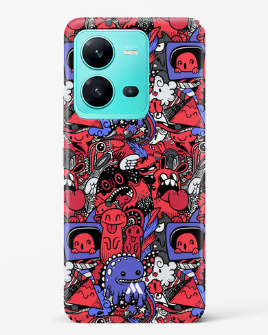 Monster Doodles Hard Case Phone Cover-(Vivo)