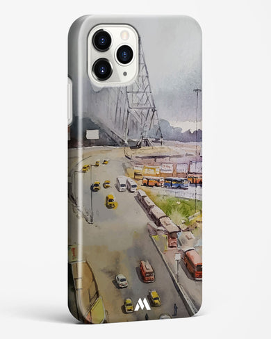 Vintage Kolkata in Watercolours Hard Case Phone Cover (Apple)