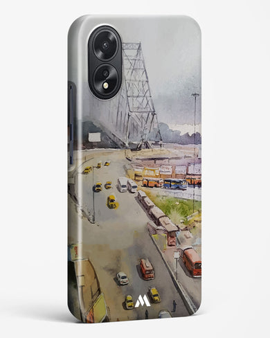 Vintage Kolkata in Watercolours Hard Case Phone Cover-(Oppo)