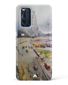 Vintage Kolkata in Watercolours Hard Case Phone Cover (Vivo)