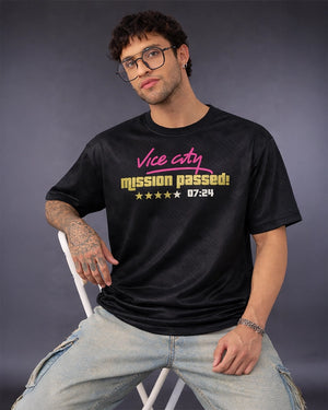 Wasted in Vice City Oversized-T-Shirt