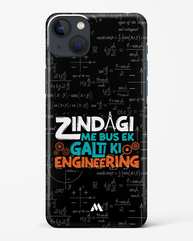 Zindagi Galti Engineering Hard Case Phone Cover-(Apple)