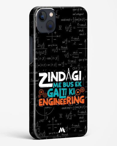 Zindagi Galti Engineering Hard Case Phone Cover-(Apple)