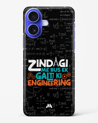 Zindagi Galti Engineering Hard Case Phone Cover (Apple)