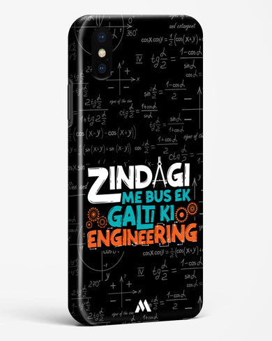 Zindagi Galti Engineering Hard Case Phone Cover-(Apple)