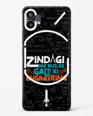 Zindagi Galti Engineering Hard Case Nothing Phone 1