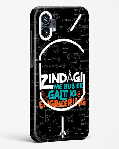 Zindagi Galti Engineering Hard Case Phone Cover-(Nothing)