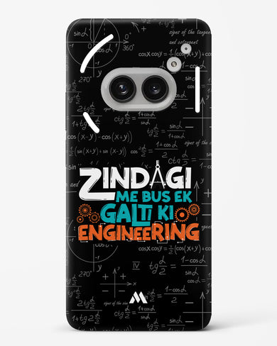 Zindagi Galti Engineering Hard Case Phone Cover (Nothing)