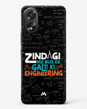 Zindagi Galti Engineering Hard Case Phone Cover (Oppo)