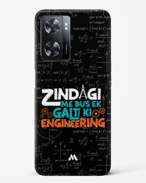 Zindagi Galti Engineering Hard Case Phone Cover-(Oppo)