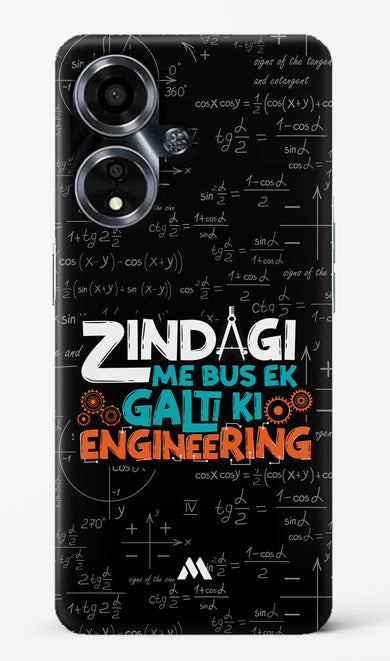 Zindagi Galti Engineering Hard Case Phone Cover (Oppo)