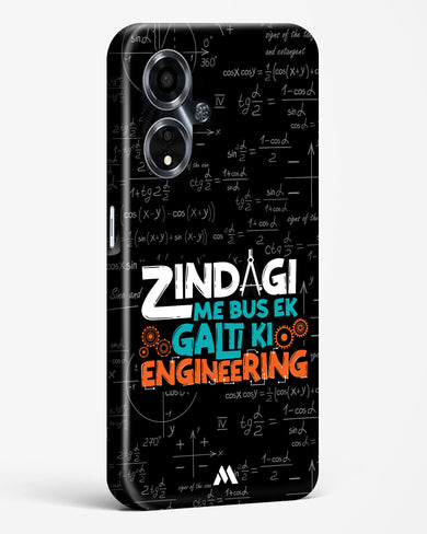 Zindagi Galti Engineering Hard Case Phone Cover (Oppo)