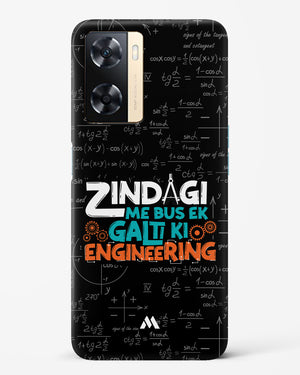 Zindagi Galti Engineering Hard Case Phone Cover-(Oppo)