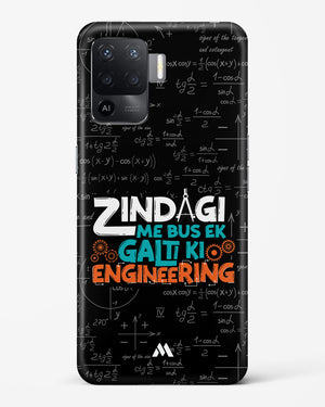 Zindagi Galti Engineering Hard Case Phone Cover-(Oppo)