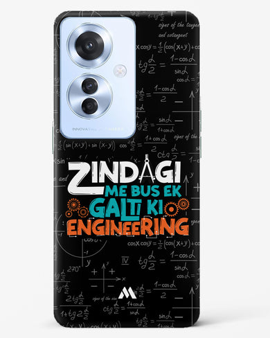 Zindagi Galti Engineering Hard Case Phone Cover (Oppo)