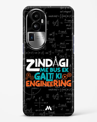 Zindagi Galti Engineering Hard Case Phone Cover (Oppo)