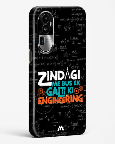Zindagi Galti Engineering Hard Case Phone Cover (Oppo)